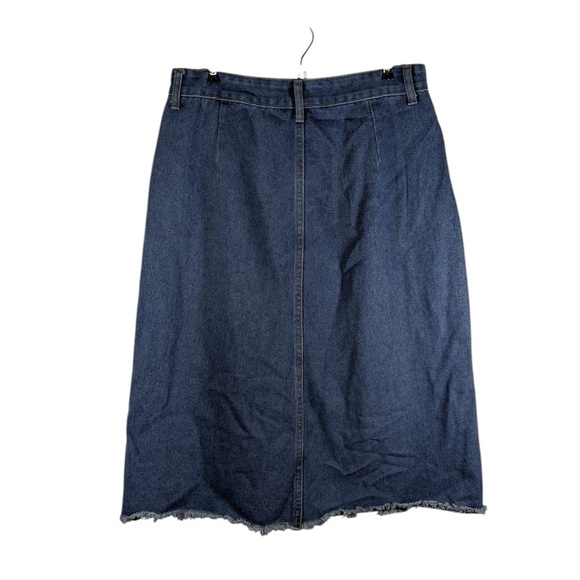 Mid-length Jean Skirt Size L - Picture 2 of 3
